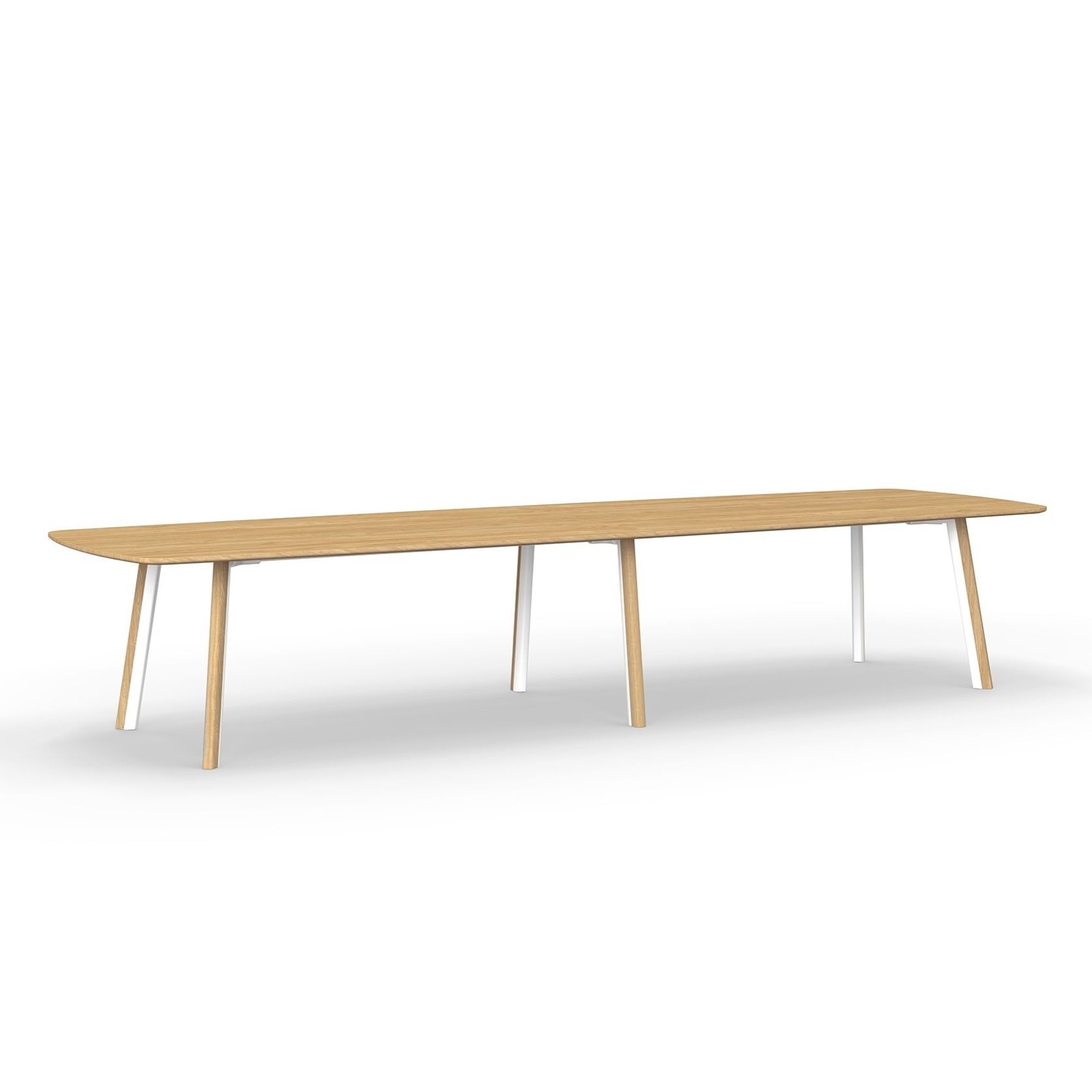 Metro II Multi-Part Tabletop | Double Leg Profile gallery detail image