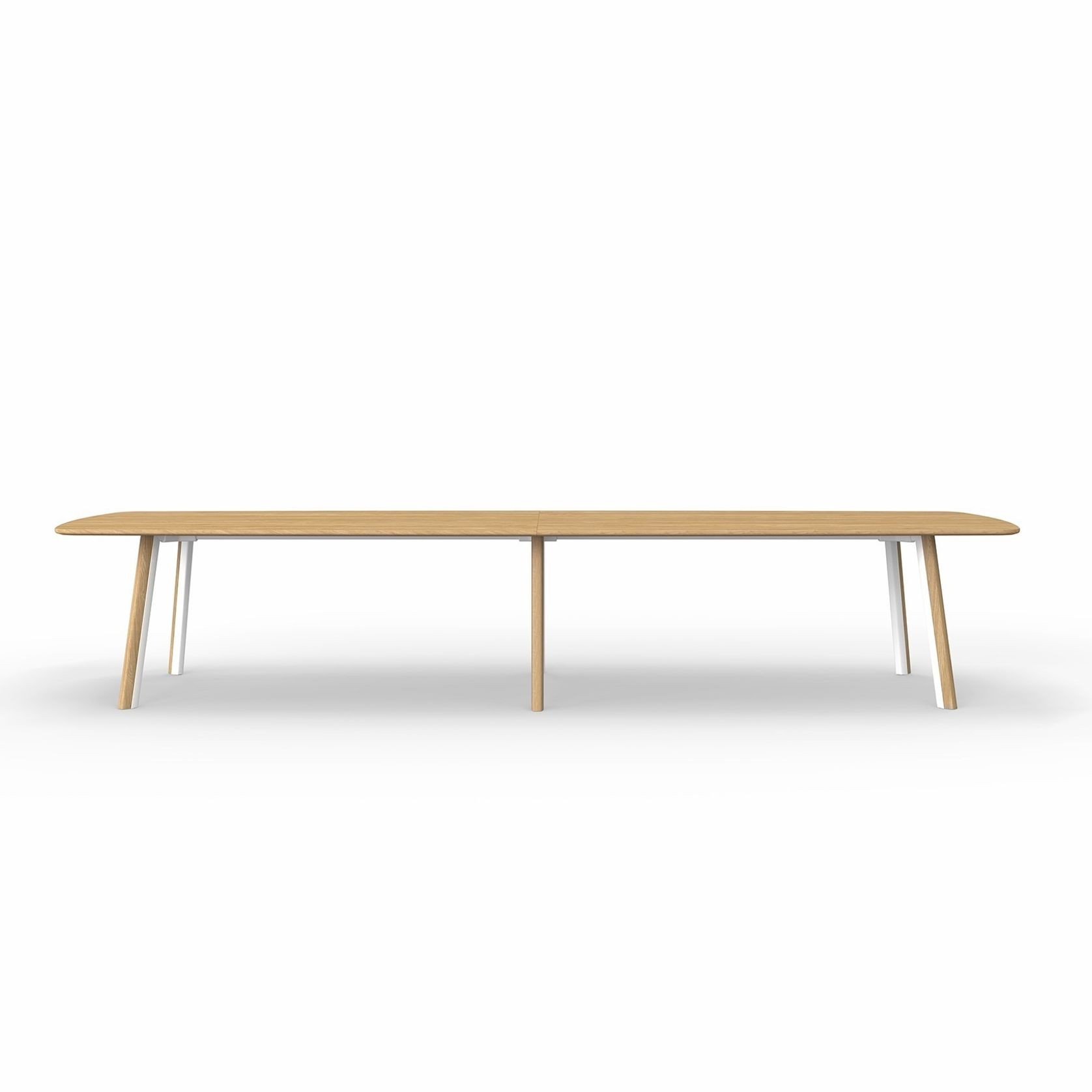 Metro II Multi-Part Tabletop | Double Leg Profile gallery detail image