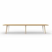Metro II Multi-Part Tabletop | Double Leg Profile gallery detail image