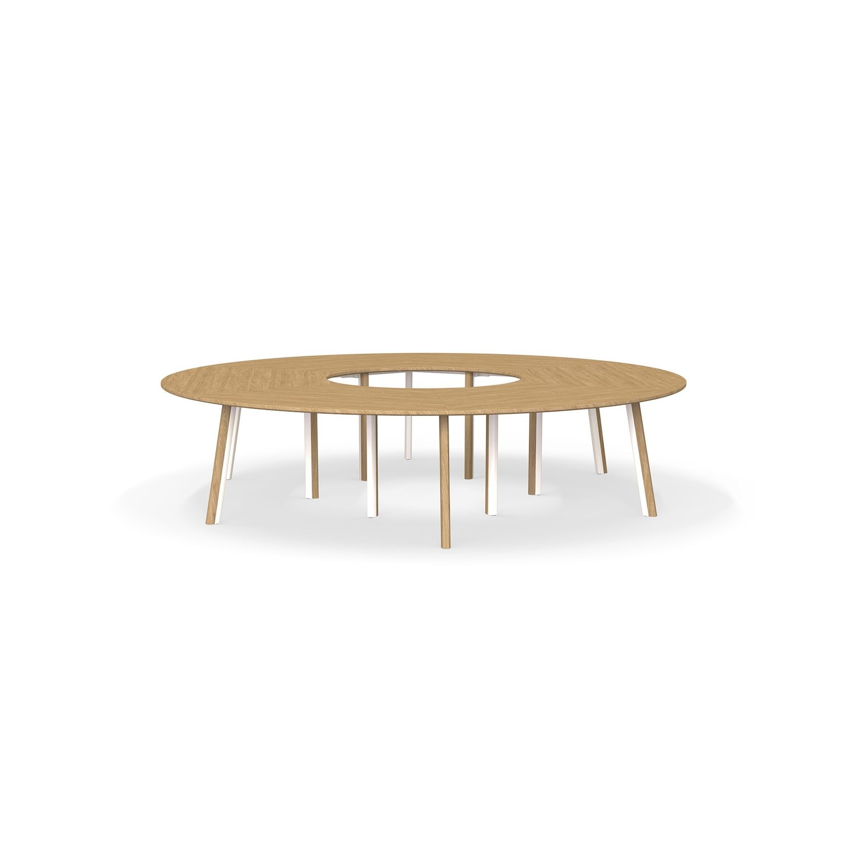 Metro II Multi-Part Tabletop | Double Leg Profile gallery detail image