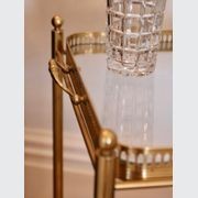French Mid Century Brass And Glass Drinks Trolley gallery detail image