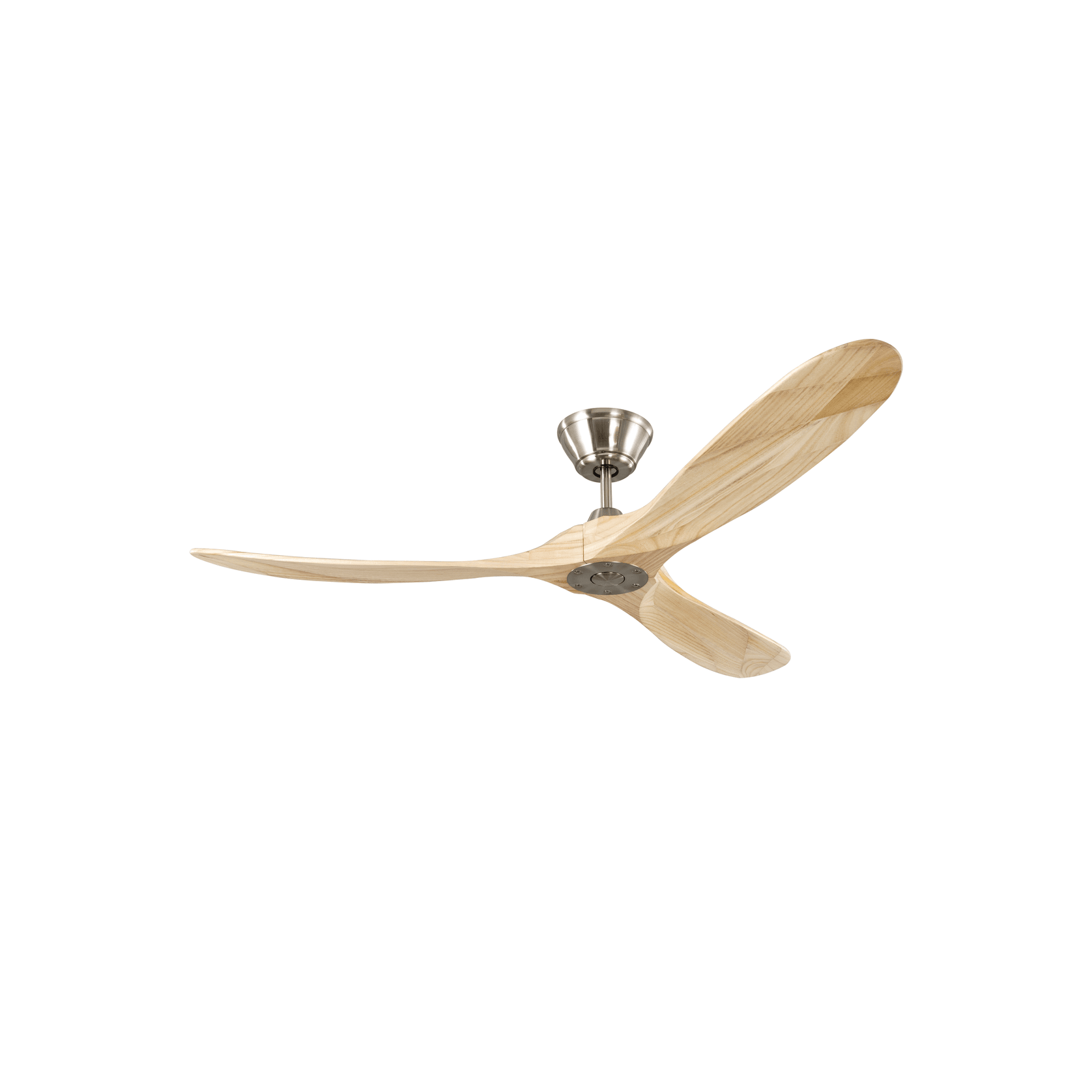 Milano SLIDER Ceiling Fan Junior Brushed Steel gallery detail image