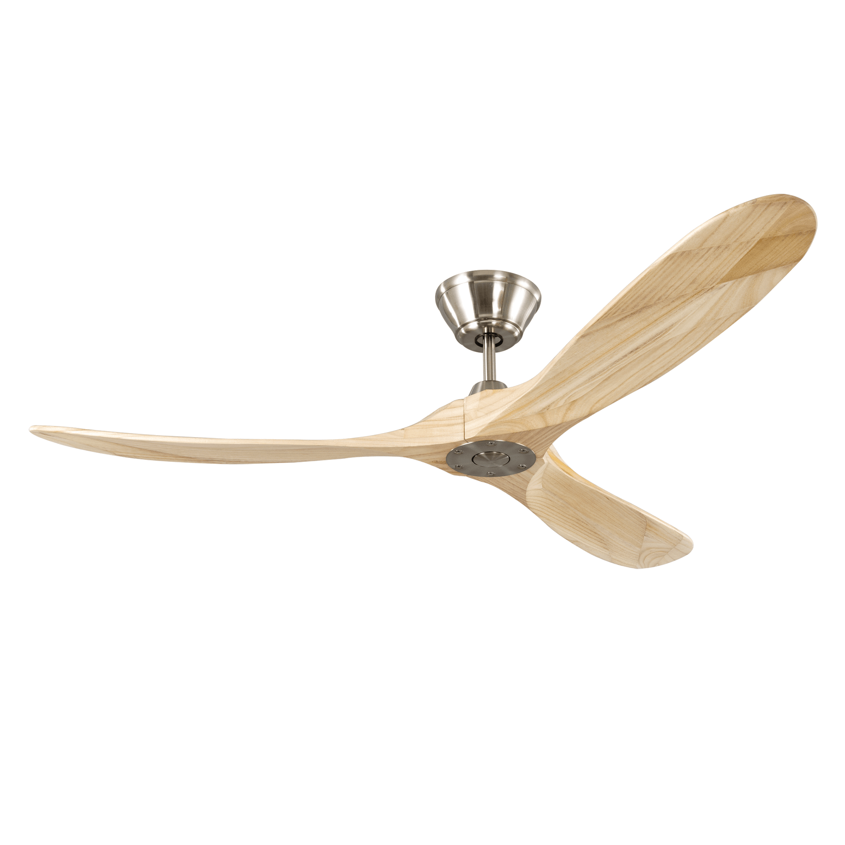Milano SLIDER Ceiling Fan Junior Brushed Steel gallery detail image