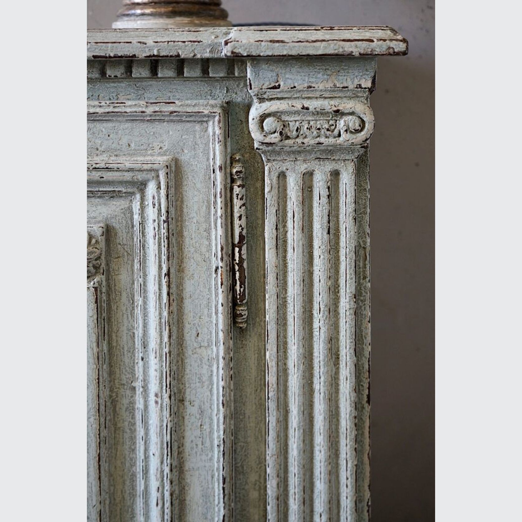 French Louis XVI Painted Sideboard gallery detail image