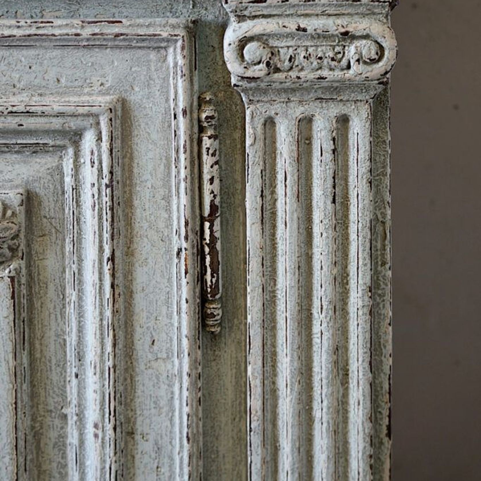 French Louis XVI Painted Sideboard gallery detail image