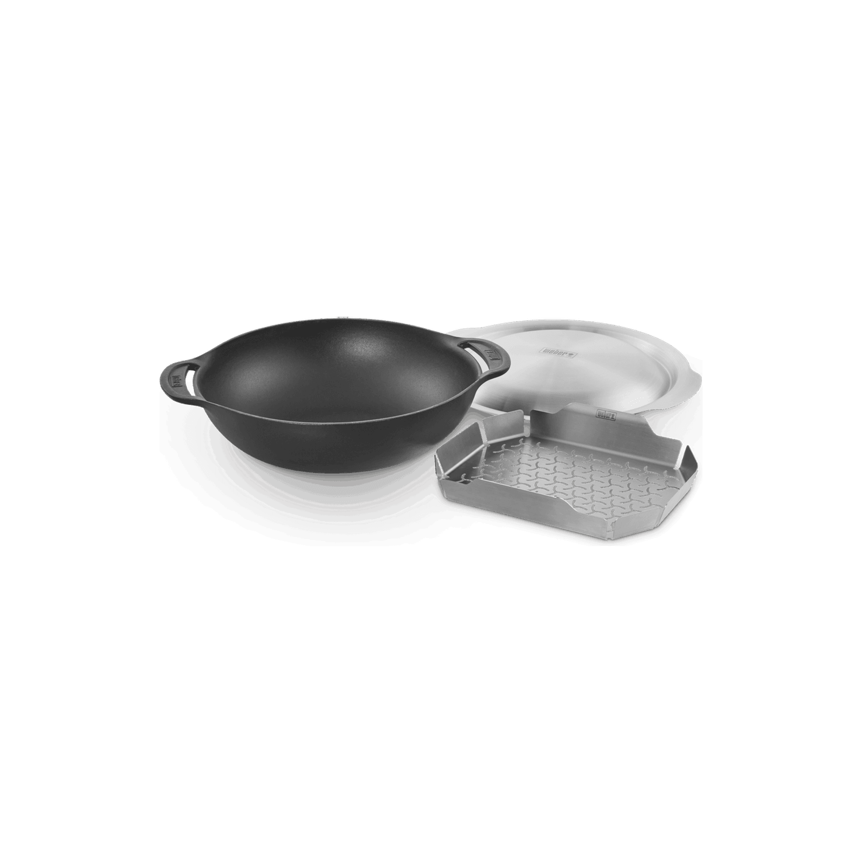 Weber GBS Cast Iron Wok and Steamer gallery detail image