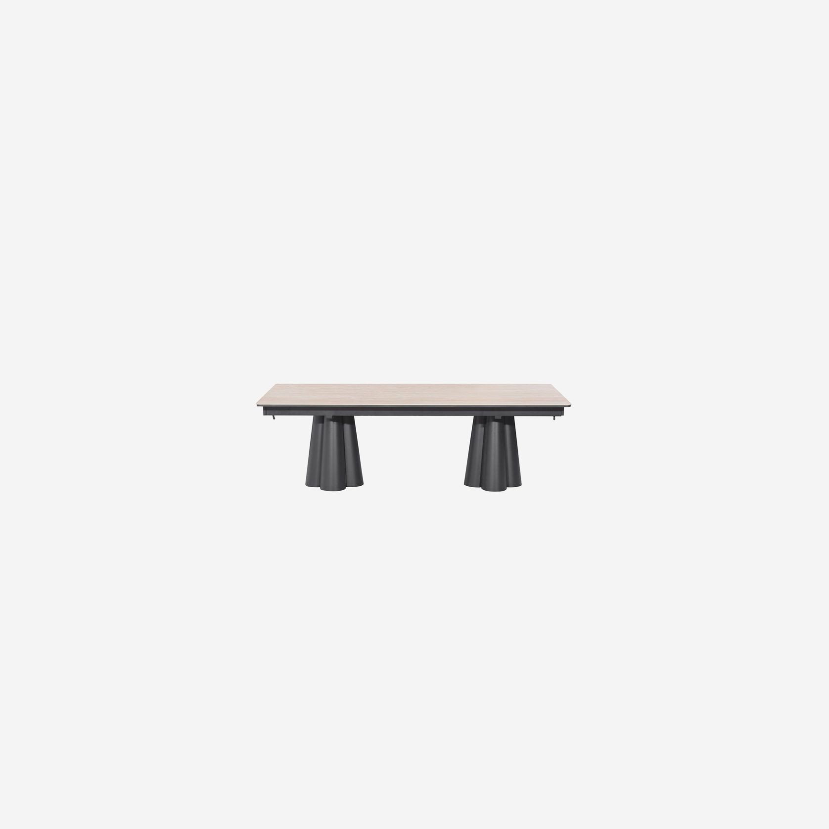 Kelsey Extendable Outdoor Dining Table - Charcoal gallery detail image
