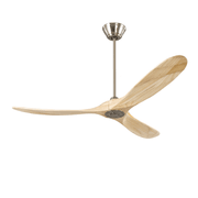 Milano SLIDER Ceiling Fan Junior Brushed Steel gallery detail image