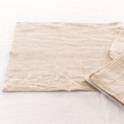 100% French Flax Linen Placemat Set 4- Natural Oat gallery detail image