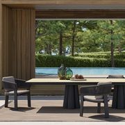 Kelsey Extendable Outdoor Dining Table - Charcoal gallery detail image