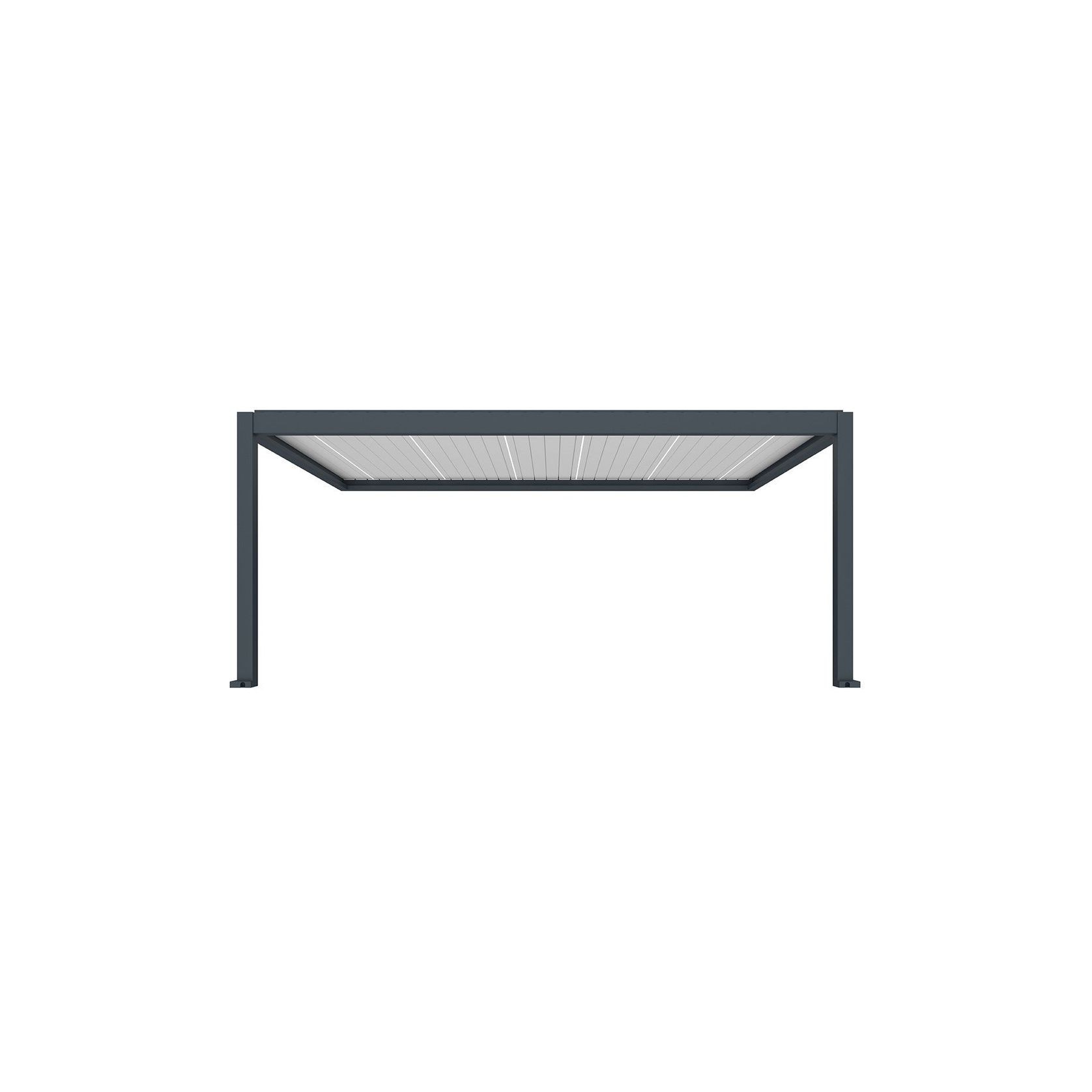 Tasman Motorised Wall Mounted Louvre Roof Aluminium Pergola gallery detail image