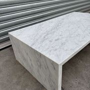 Waterfall Coffee Table - Carrara Marble | Natural Stone Co. gallery detail image