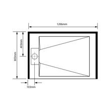 Pinnacle Alcove Tray 800x1200x800 gallery detail image