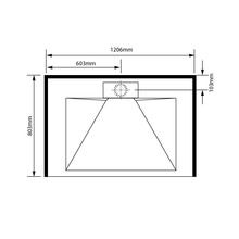 Pinnacle Alcove Tray 800x1200x800 gallery detail image