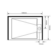 Pinnacle Alcove Tray 800x1200x800 gallery detail image