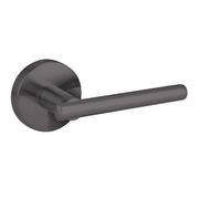 D907NG Lever Set On Round Large Rose Nickel Graphite gallery detail image