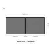 Retractable Shade Blind For Tasman Freestanding Pergola gallery detail image