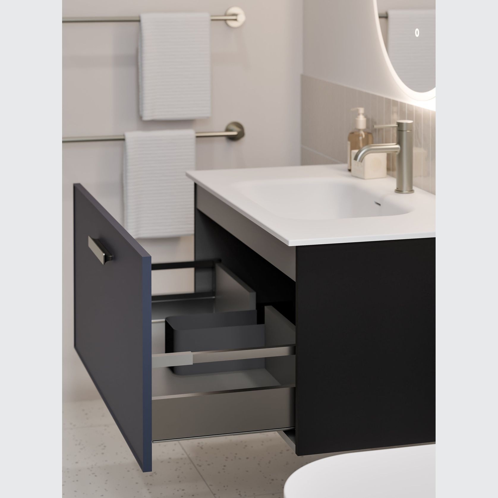 Lineare 900 Axel Single Drawer Vanity gallery detail image