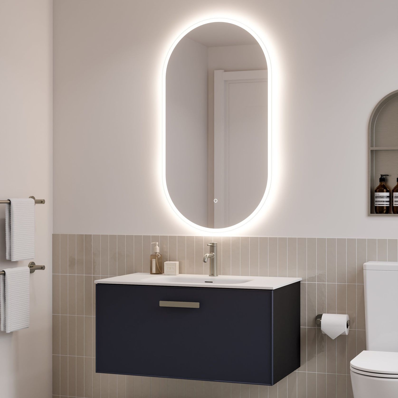 Lineare 900 Axel Single Drawer Vanity gallery detail image