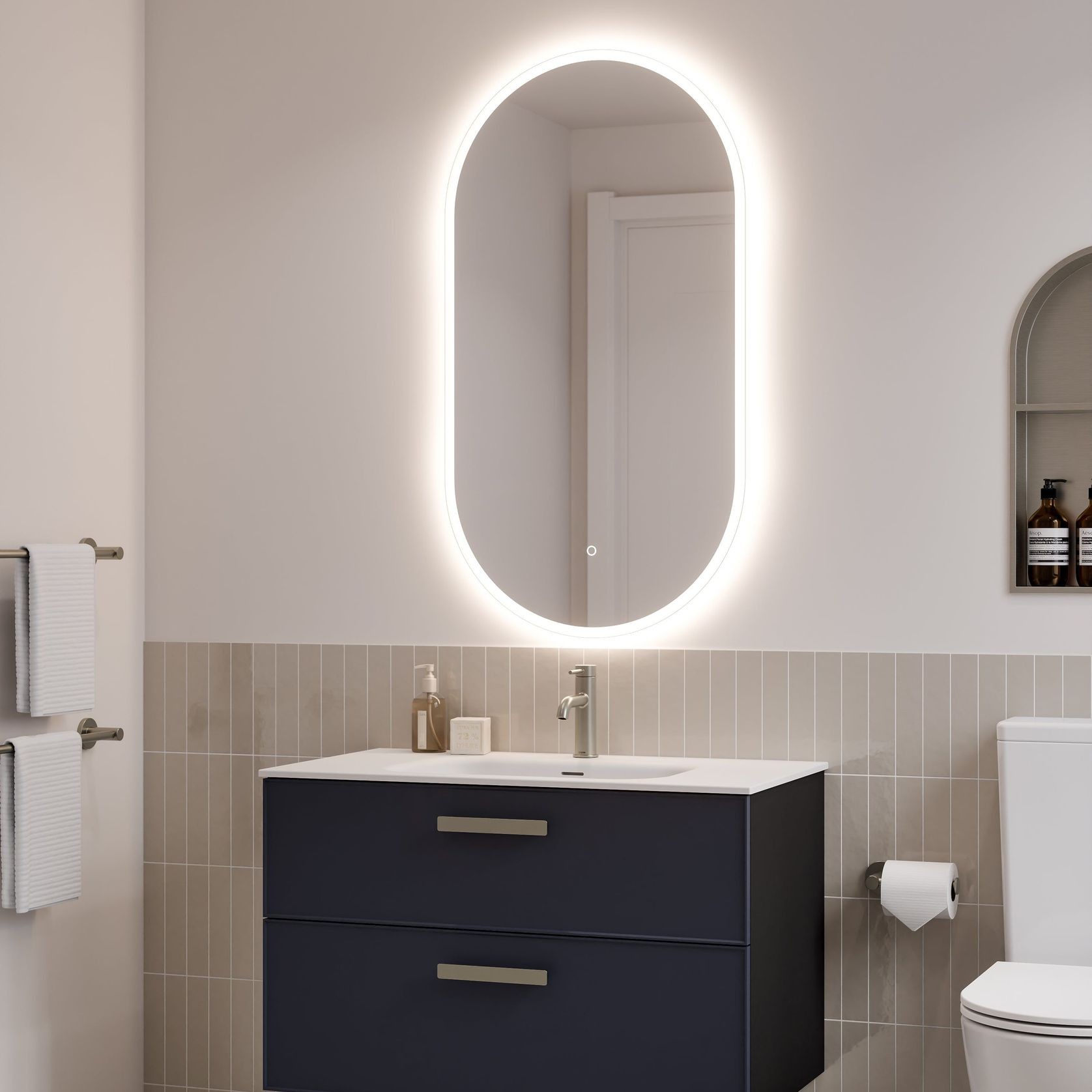 Lineare 900 Axel 2 Drawer Vanity gallery detail image