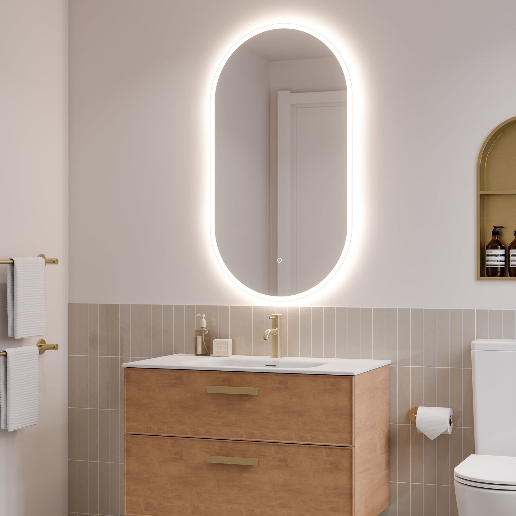 Lineare 900 Axel 2 Drawer Vanity gallery detail image