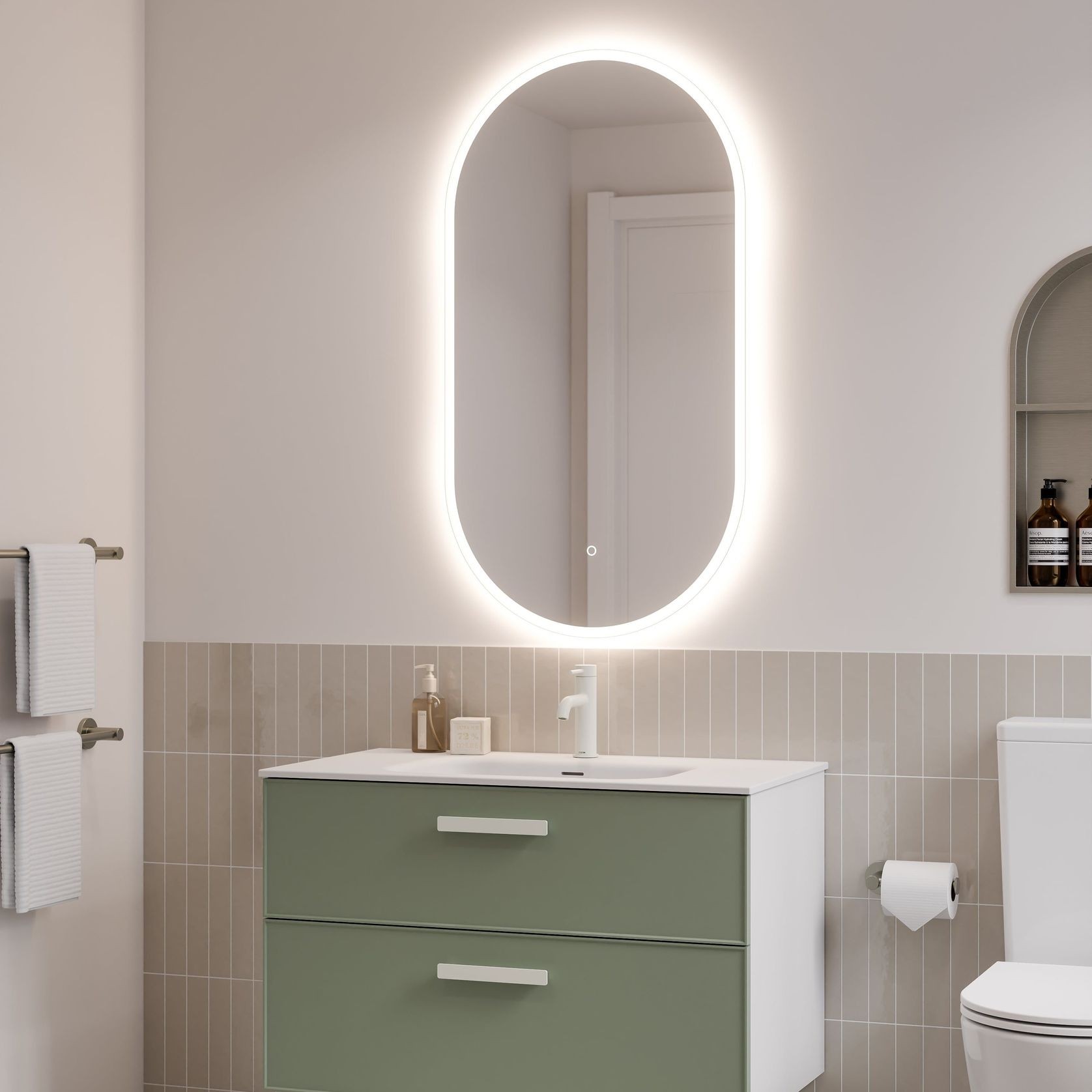 Lineare 900 Axel 2 Drawer Vanity gallery detail image