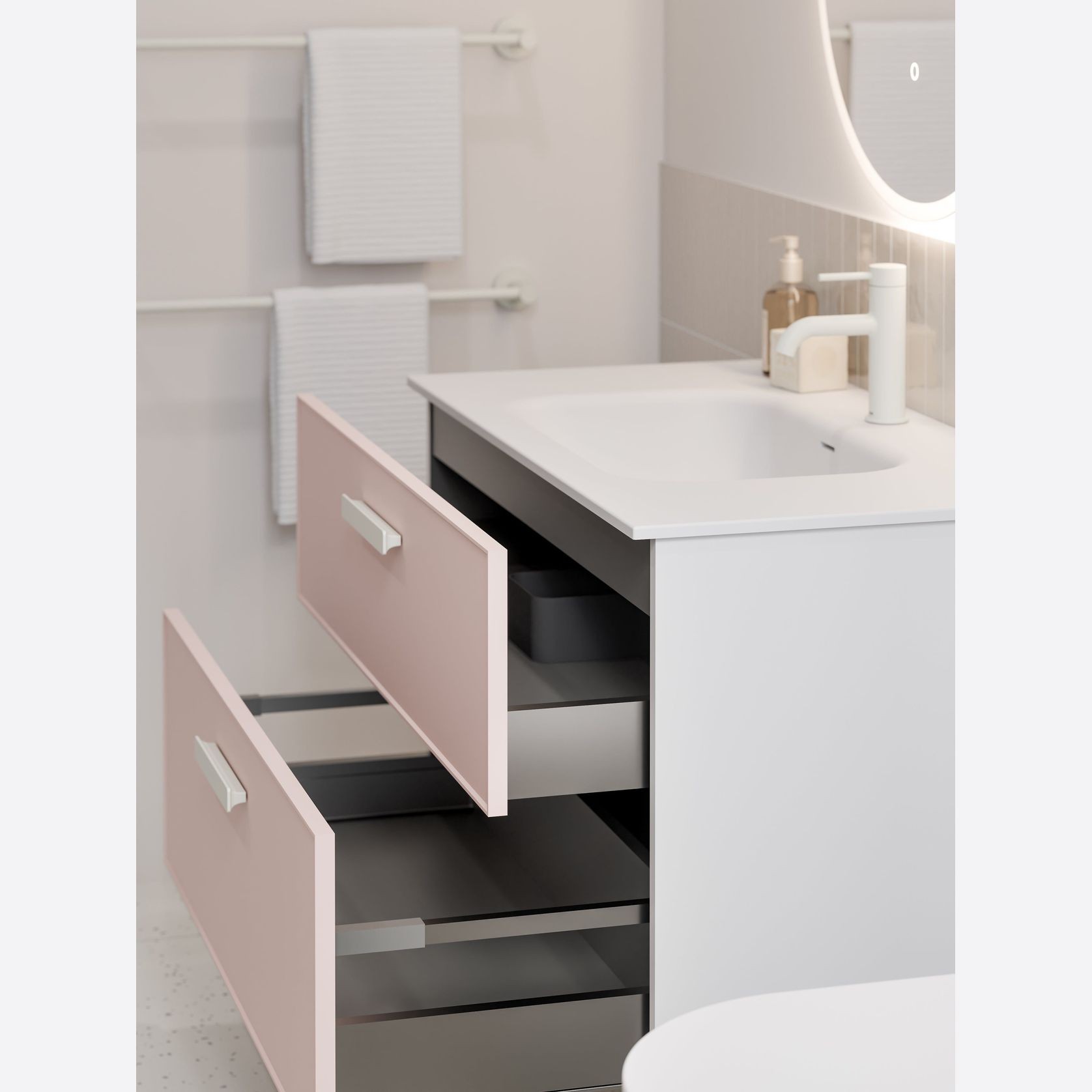 Lineare 900 Axel 2 Drawer Vanity gallery detail image