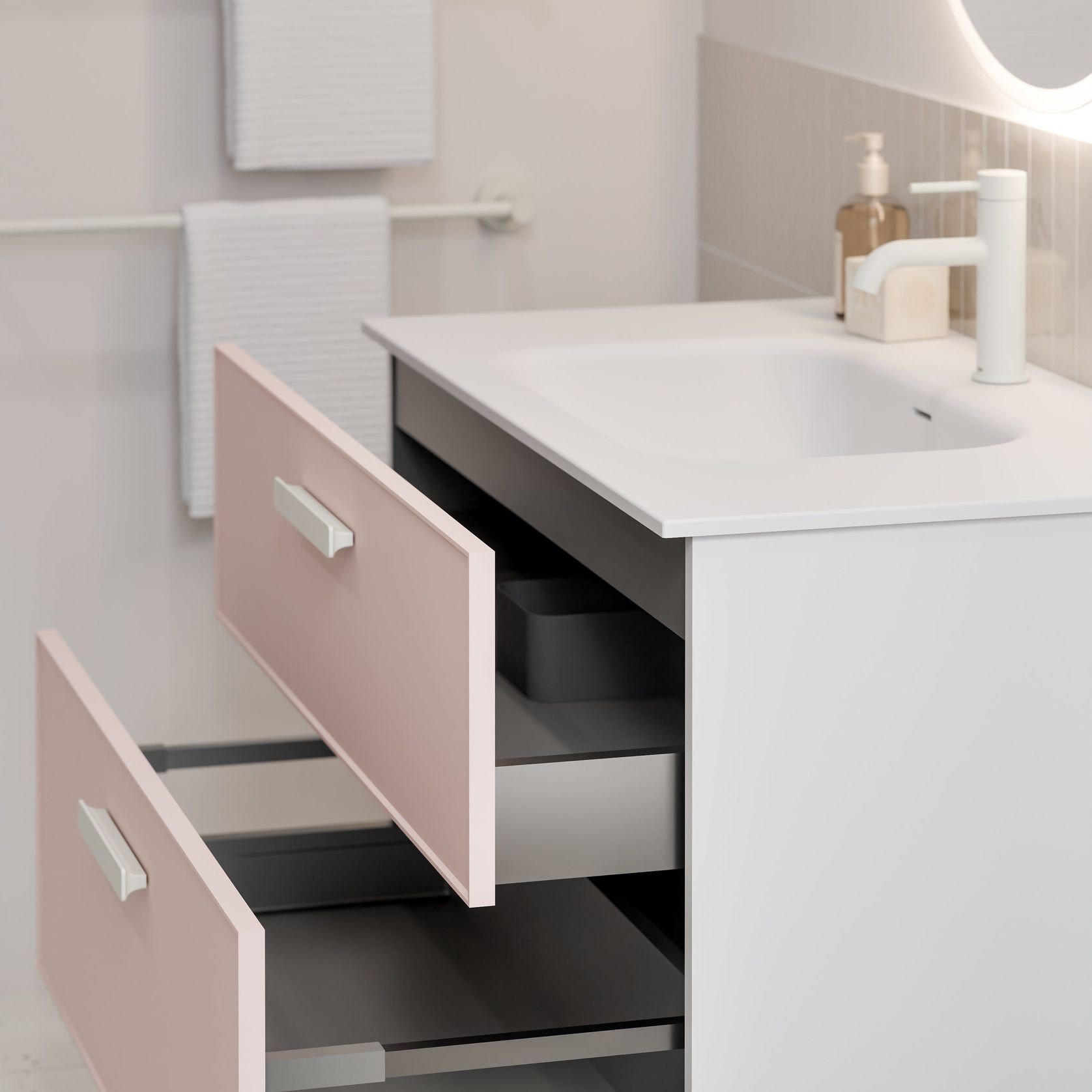 Lineare 900 Axel 2 Drawer Vanity gallery detail image