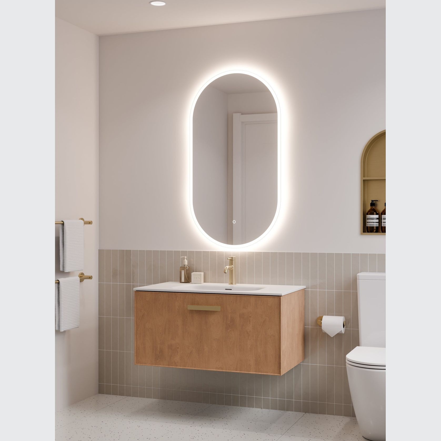 Lineare 900 Axel Single Drawer Vanity gallery detail image