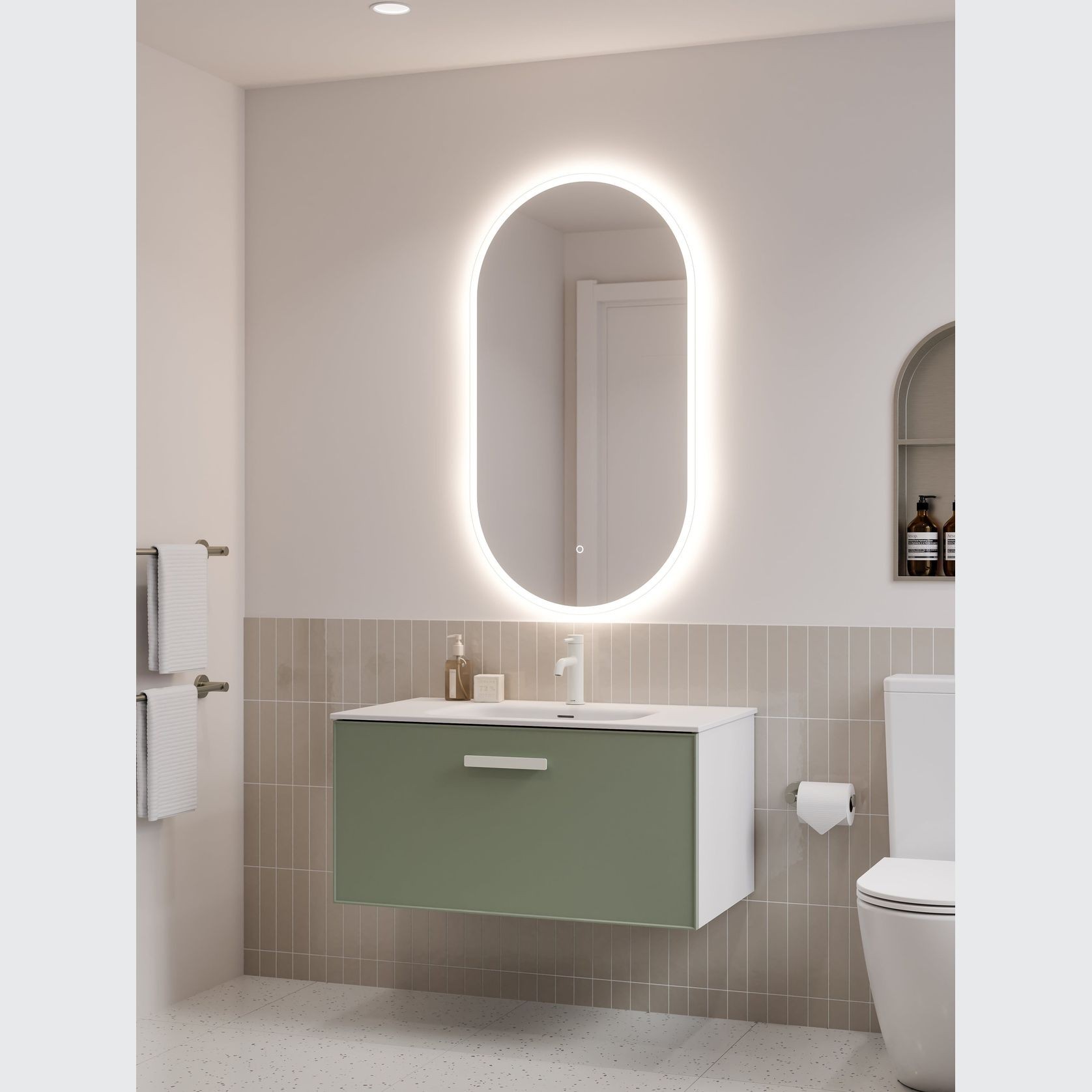 Lineare 900 Axel Single Drawer Vanity gallery detail image