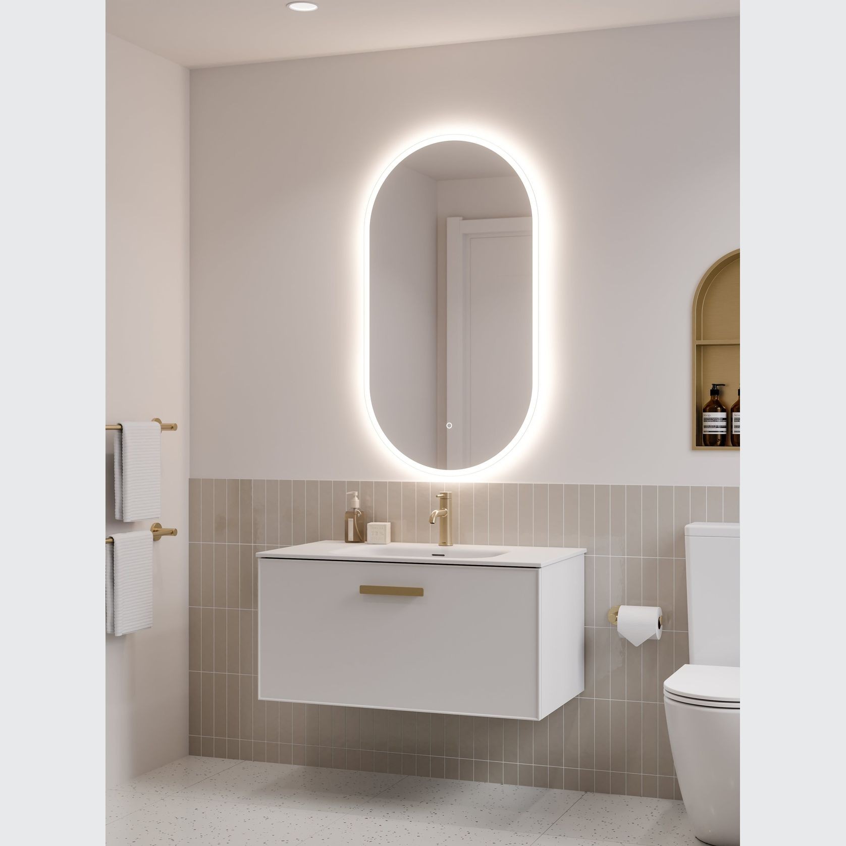 Lineare 900 Axel Single Drawer Vanity gallery detail image