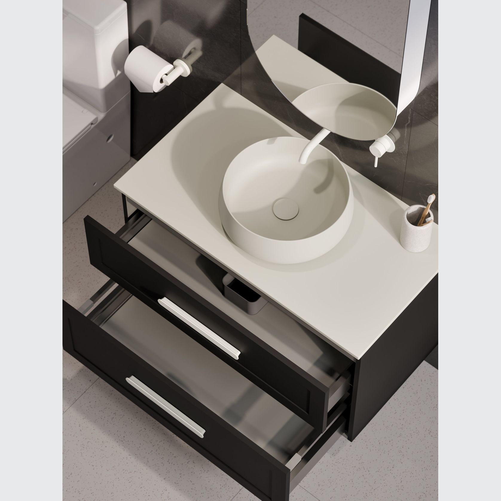 Lineare 900 Loft 2 Drawer Vanity gallery detail image