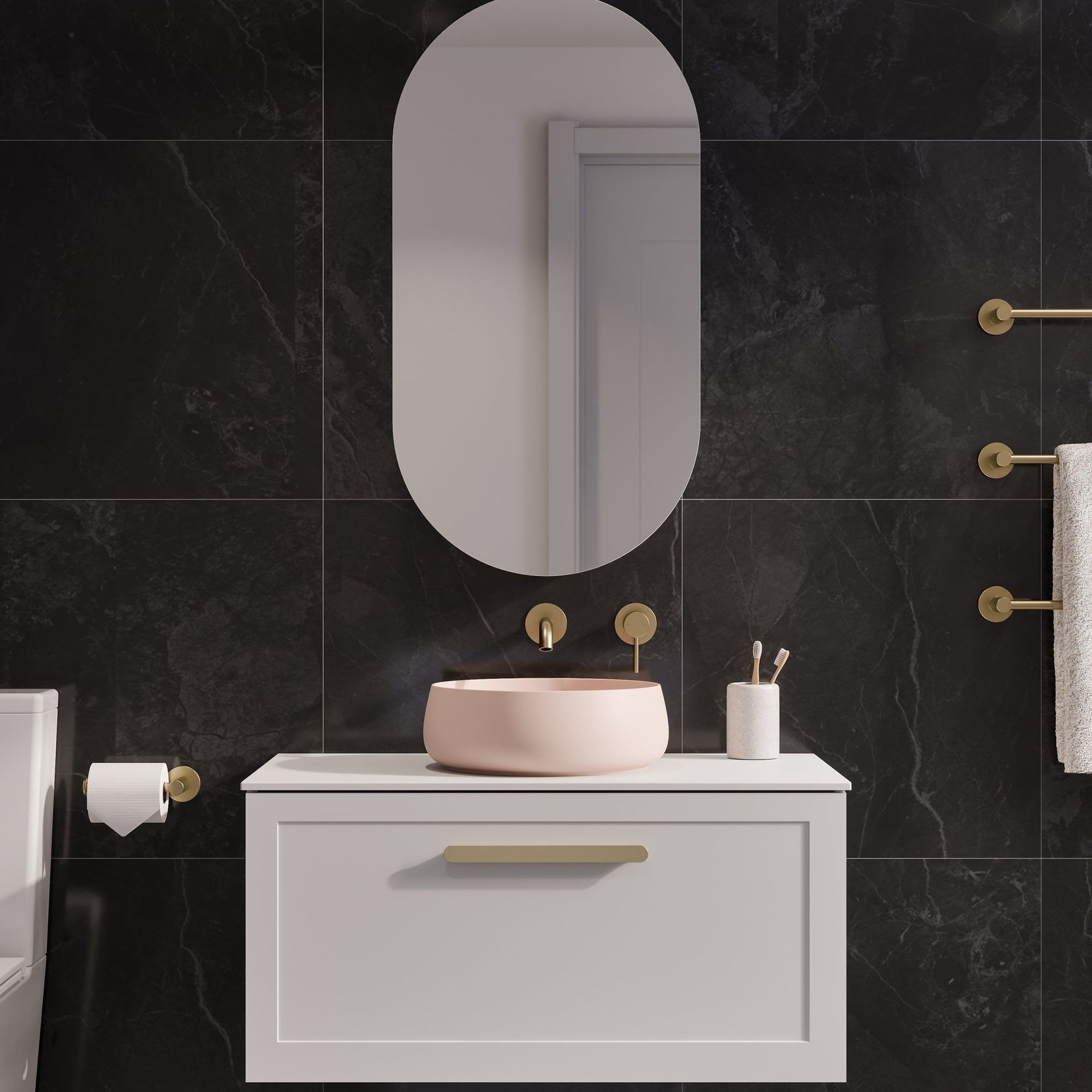 Lineare 900 Loft Single Drawer Vanity gallery detail image