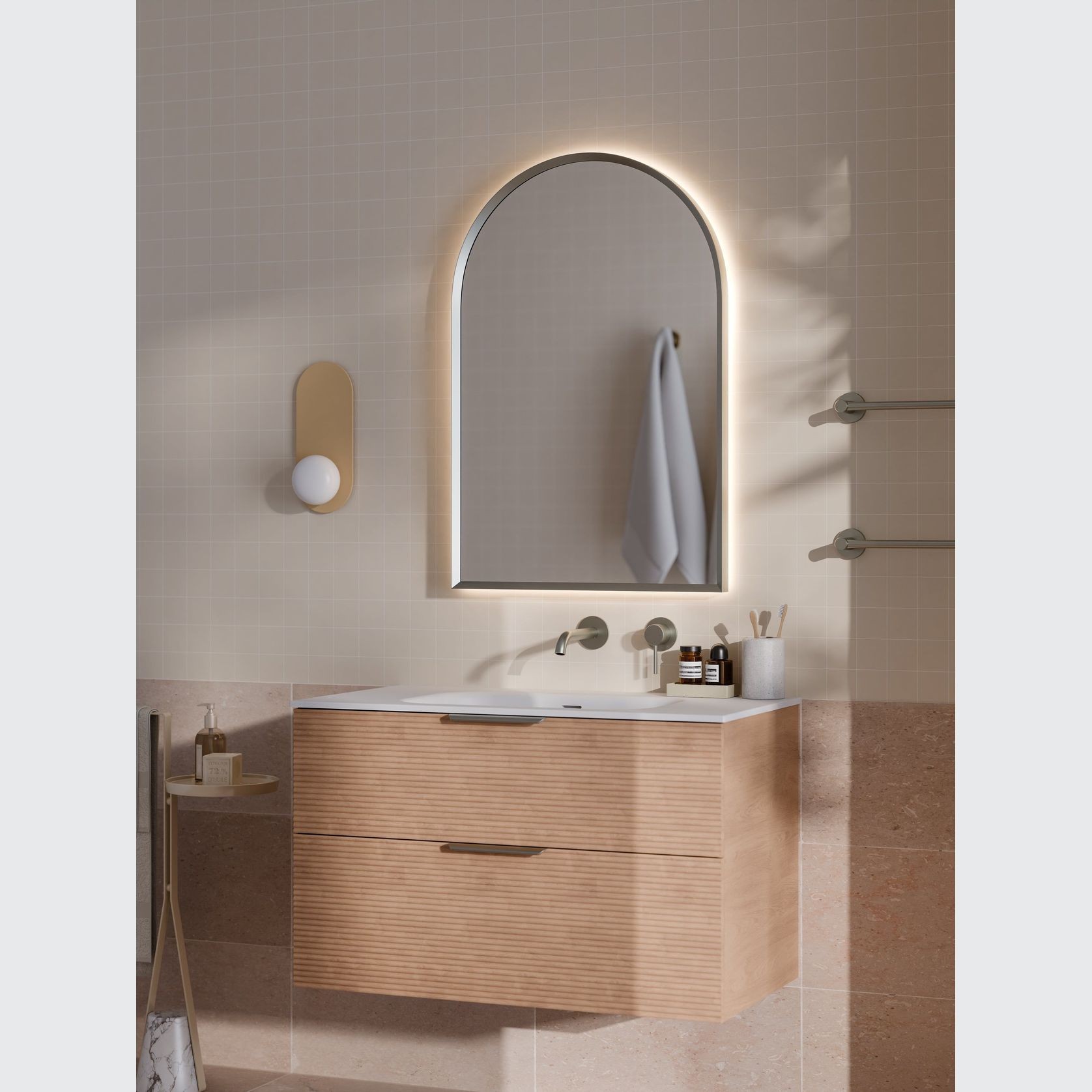 Lineare 900 Orchard 2 Drawer Vanity gallery detail image