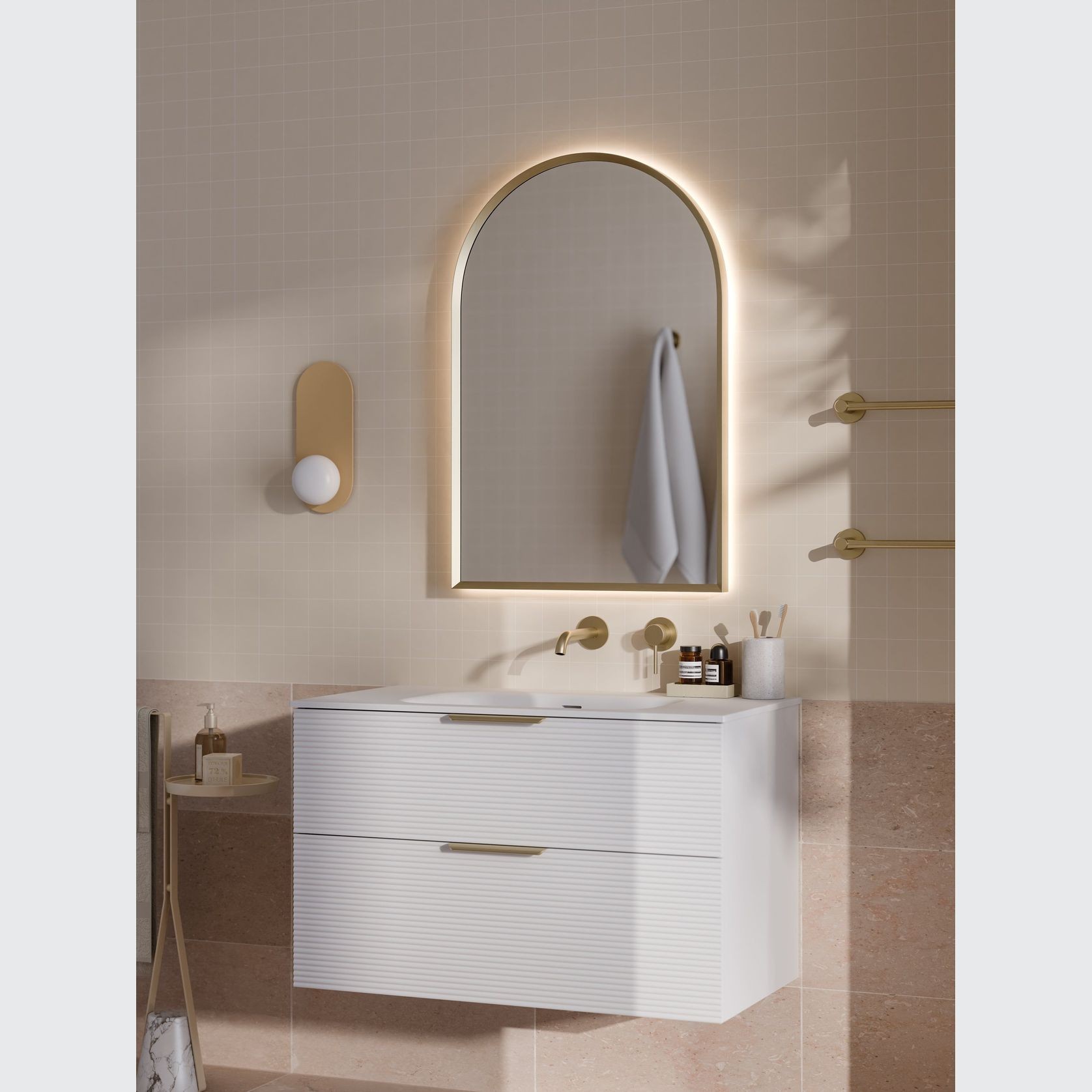 Lineare 900 Orchard 2 Drawer Vanity gallery detail image