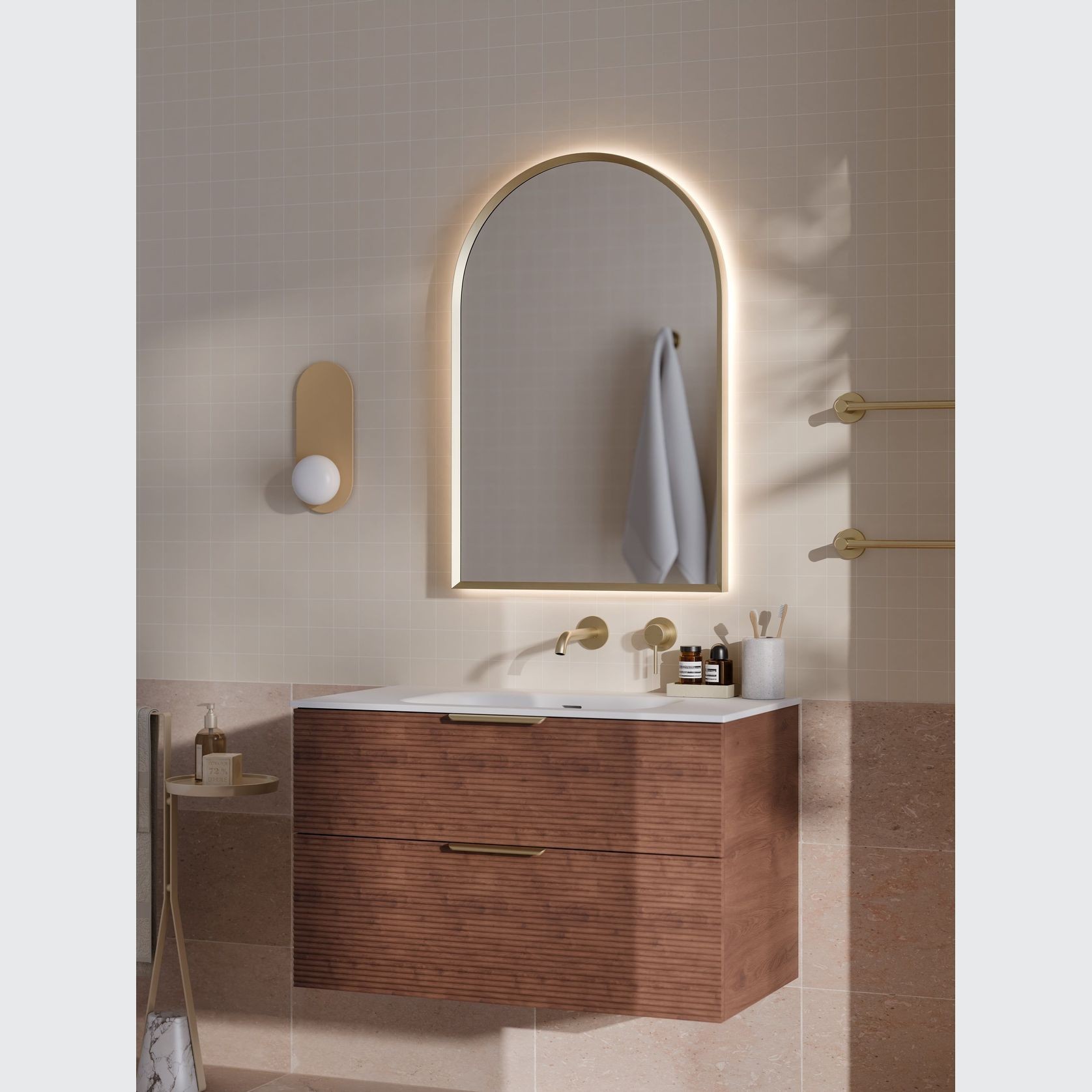 Lineare 900 Orchard 2 Drawer Vanity gallery detail image