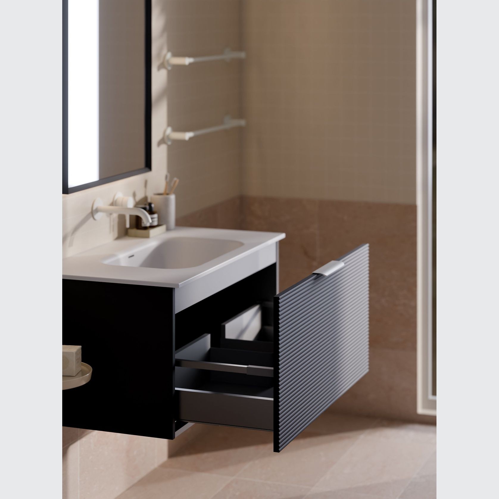 Lineare 900 Orchard Single Drawer Vanity gallery detail image