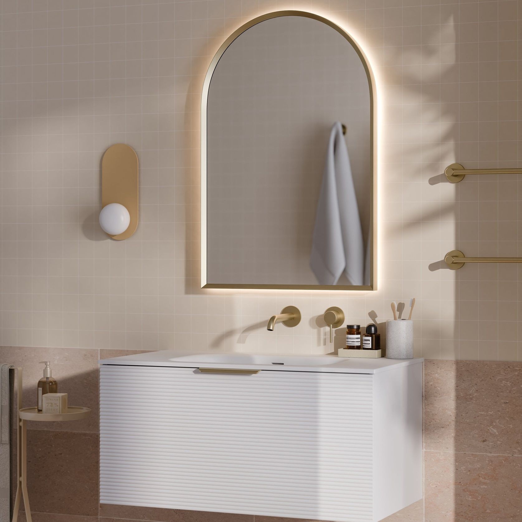Lineare 900 Orchard Single Drawer Vanity gallery detail image