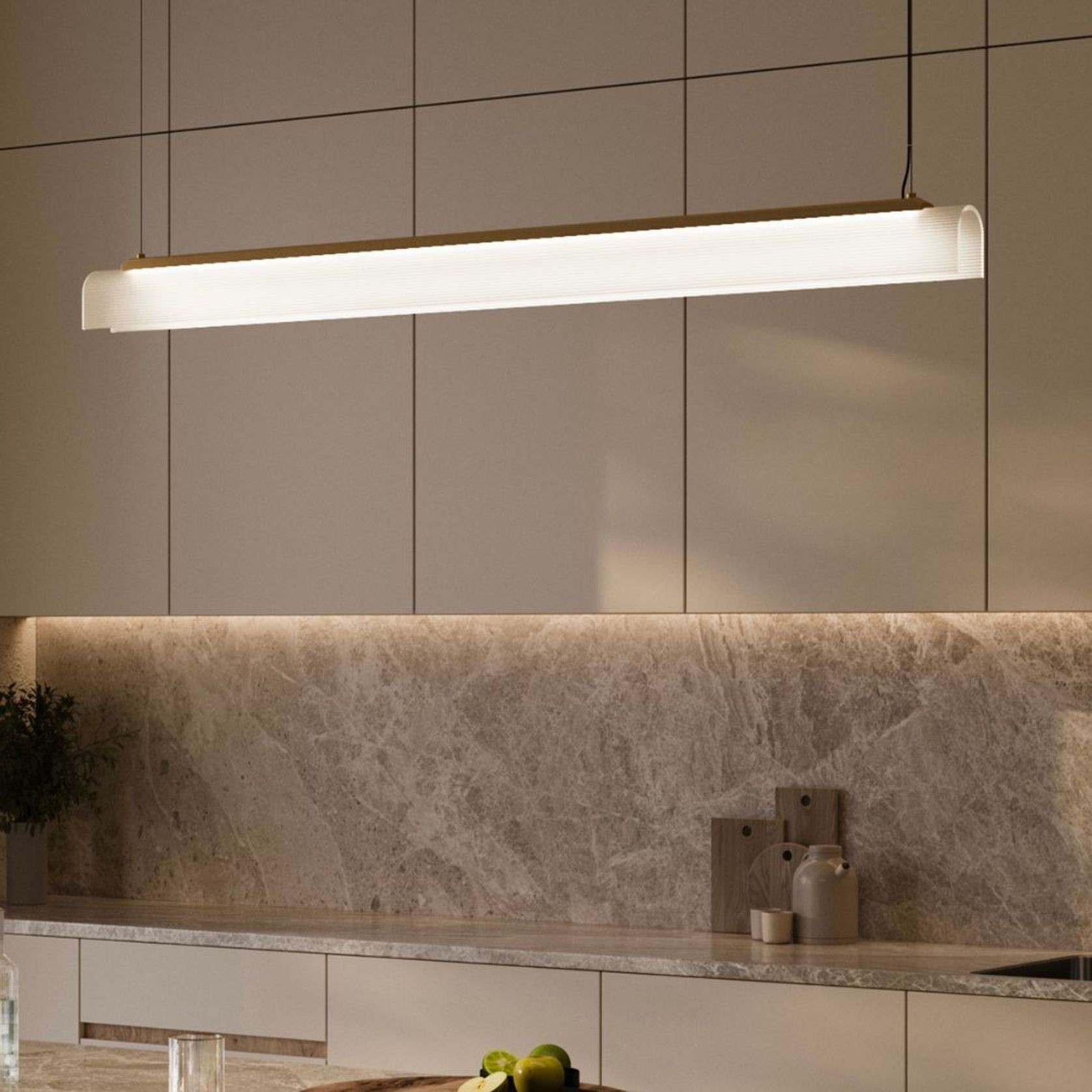 Edge Linear Pendant Light gallery detail image