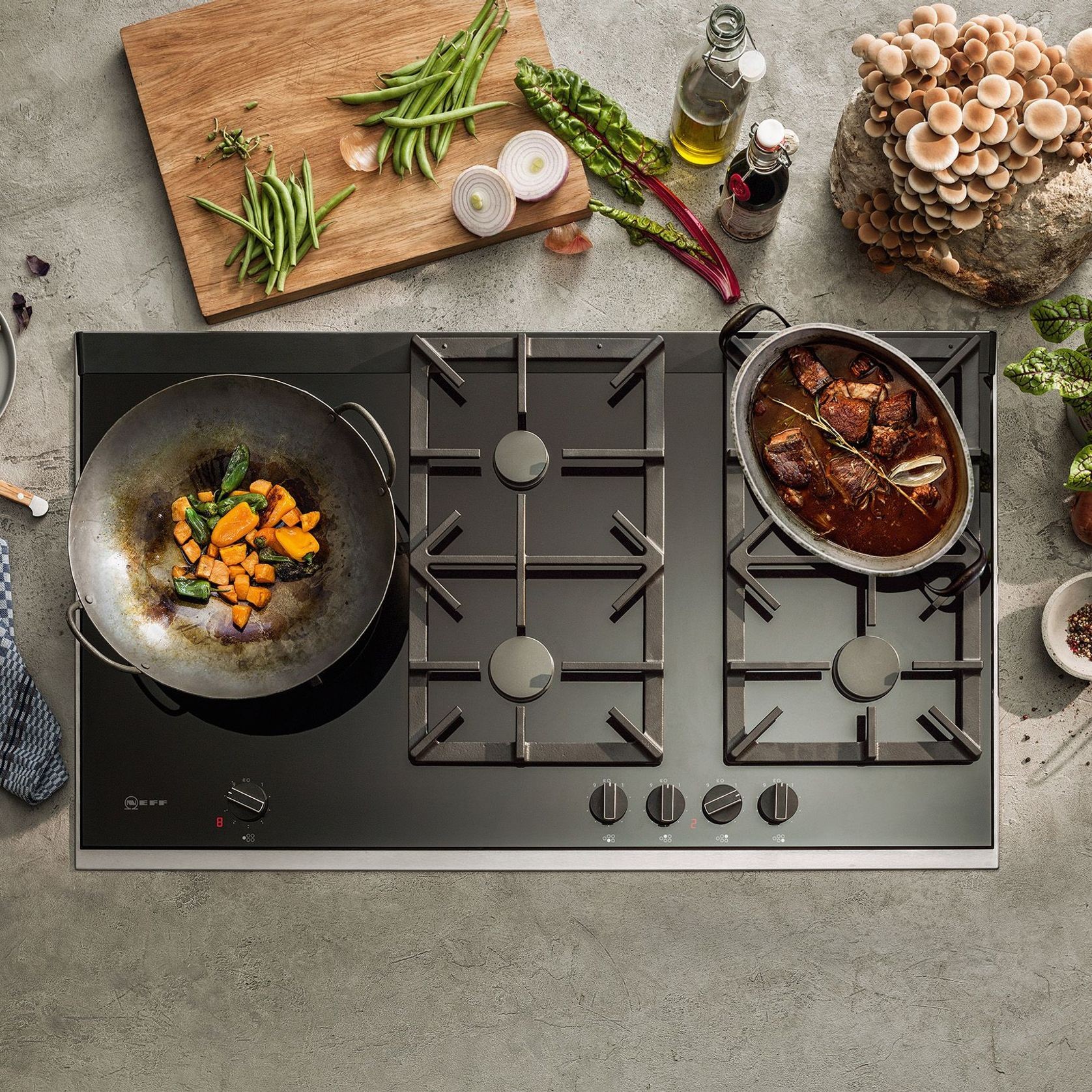 NEFF Gas cooktop 90cm Ceramic ArchiPro NZ