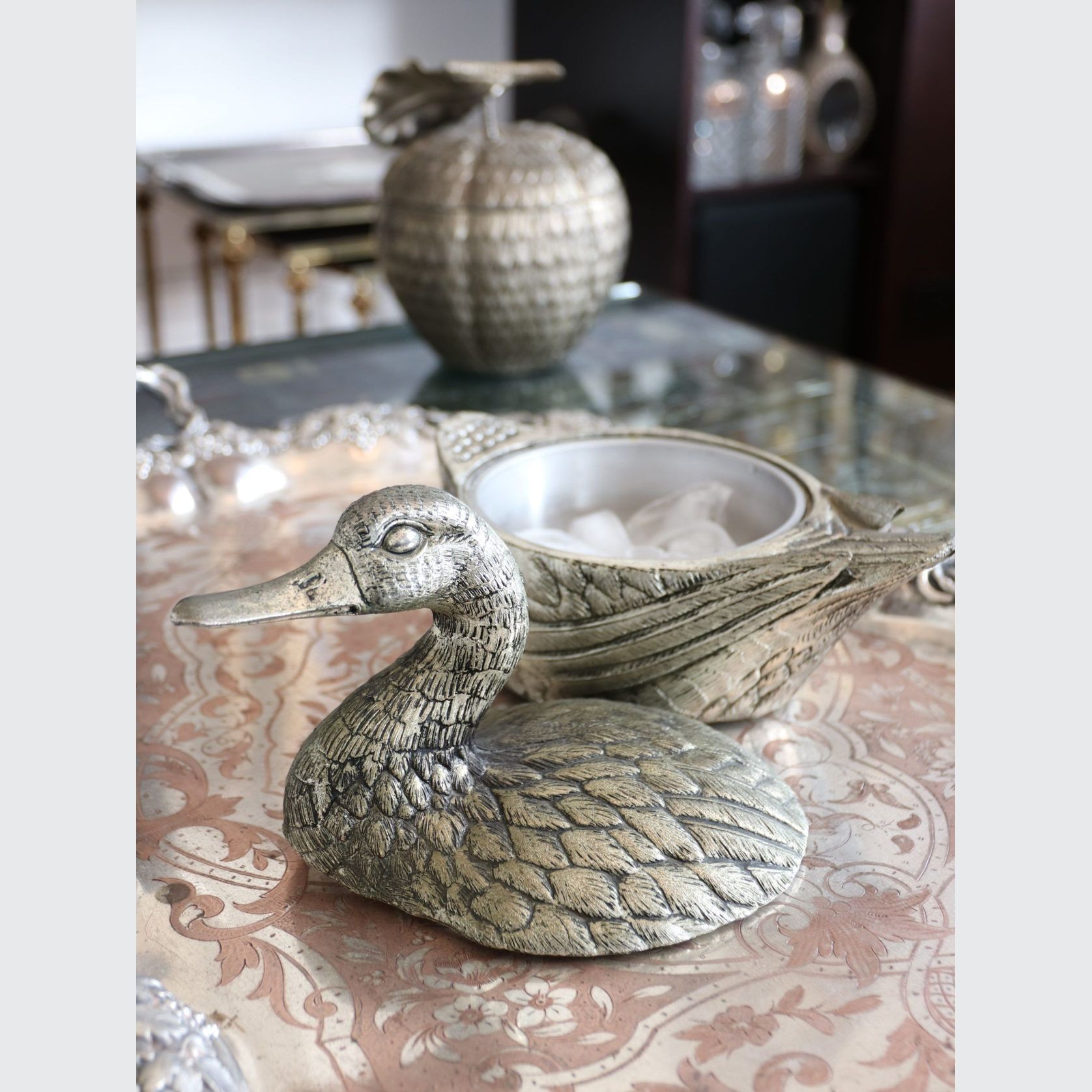 Italian Mauro Manetti Duck Ice Bucket gallery detail image