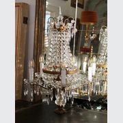 An Antique Crystal and Gilt Bronze Girandole gallery detail image