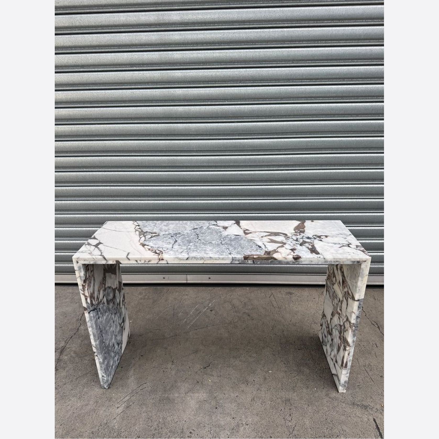Waterfall Hallway Console - Milky Blue | Natural Stone Co. gallery detail image