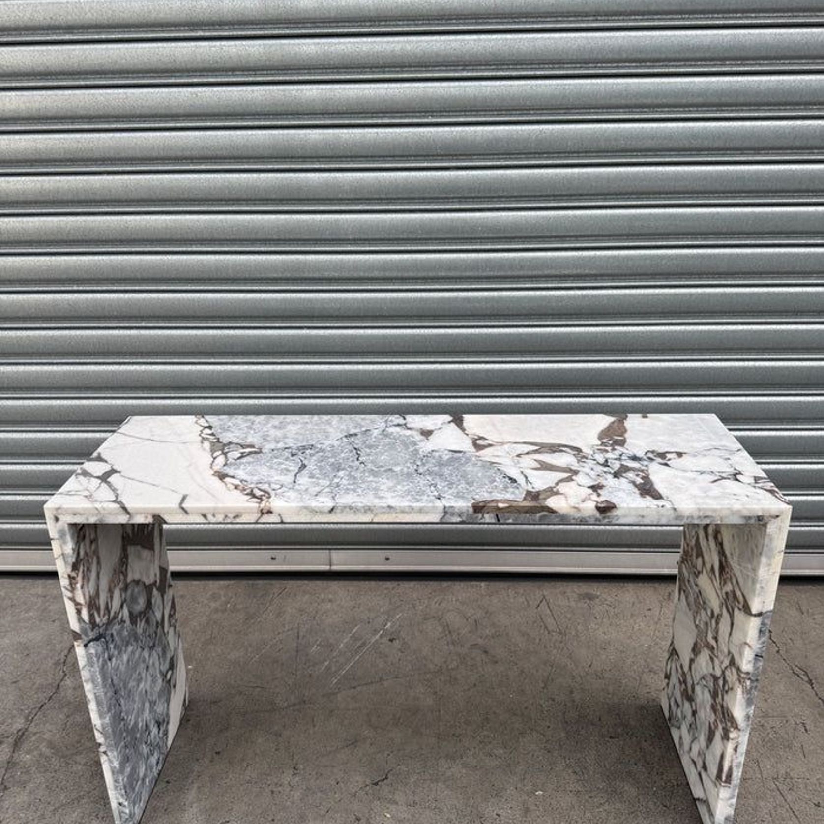 Waterfall Hallway Console - Milky Blue | Natural Stone Co. gallery detail image
