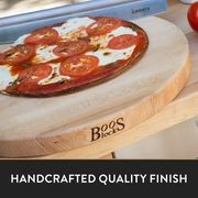 Boos Block Maple Wood Edge Grain Reversible Round Cutting Board - 46cm X 4cm gallery detail image