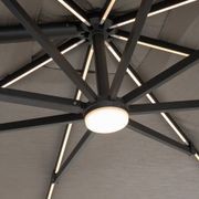 Agave 3m Square Cantilever Umbrella gallery detail image