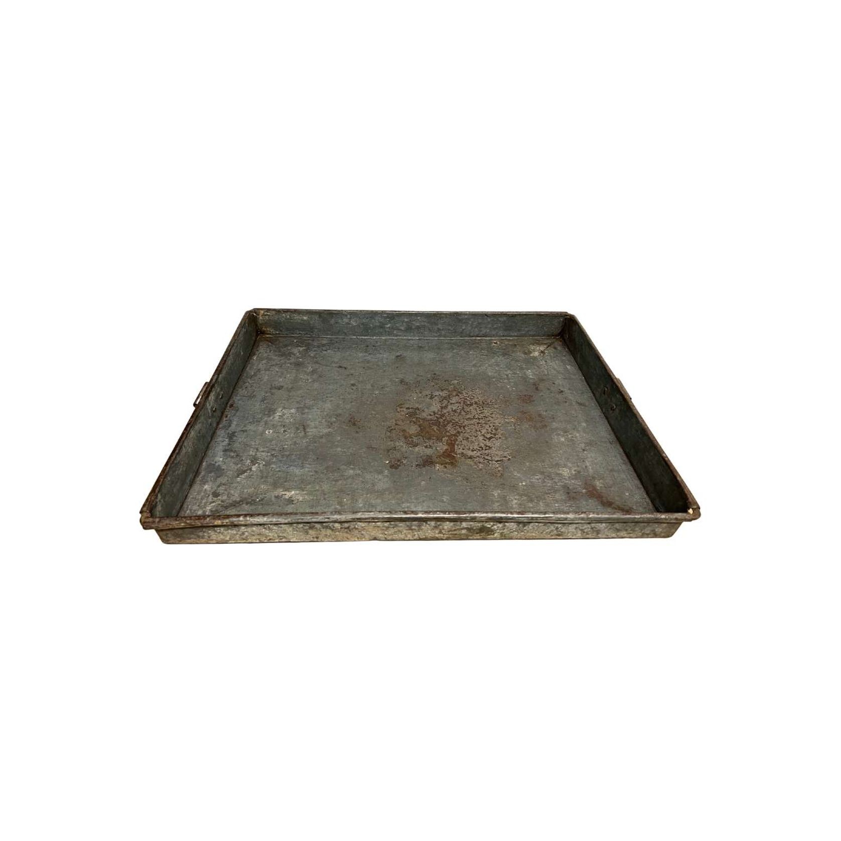 Vintage Iron Tray Rectangle gallery detail image