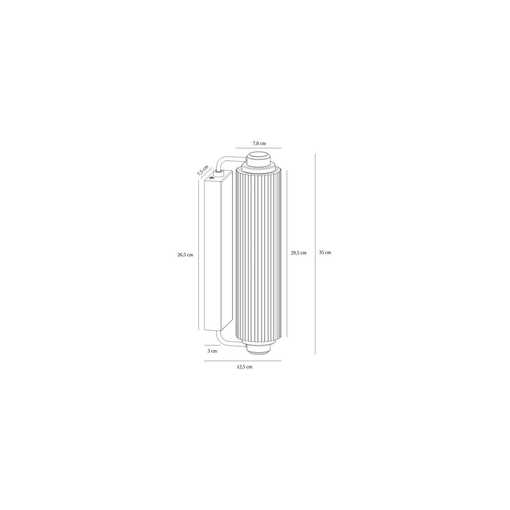 Nimal Double Wall Light gallery detail image