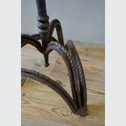 Large French Wrought-Iron Candlestick gallery detail image