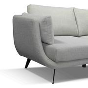 RANNI 3 Seater Sofa With Right Chaise - Warm Grey gallery detail image